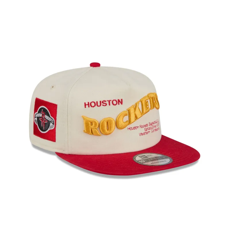 Houston Rockets Conference Script Chrome White 19TWENTY Adjustable Hat sold by New Era