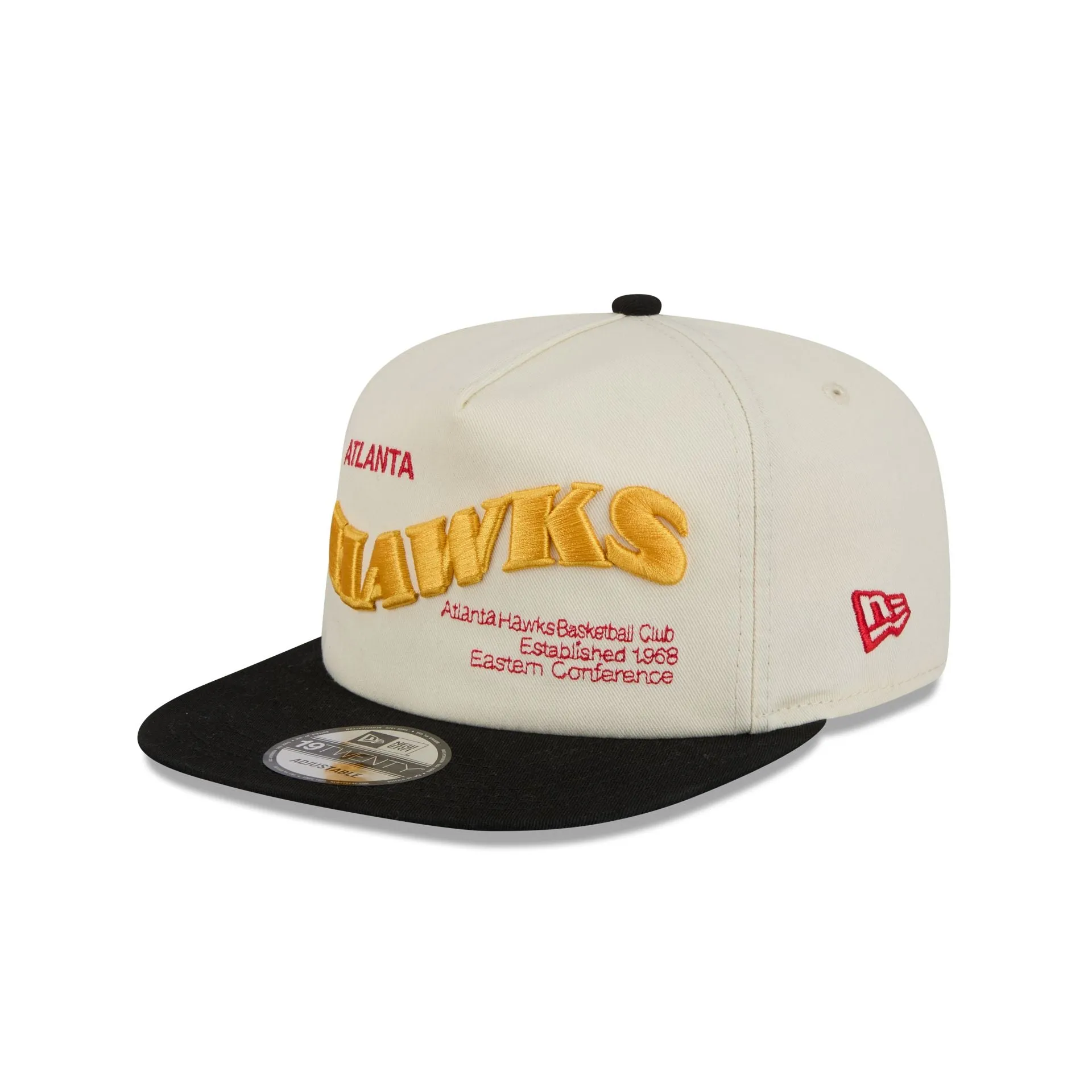 Atlanta Hawks Conference Script Chrome White 19TWENTY Adjustable Hat sold by New Era product image thumbnail 3