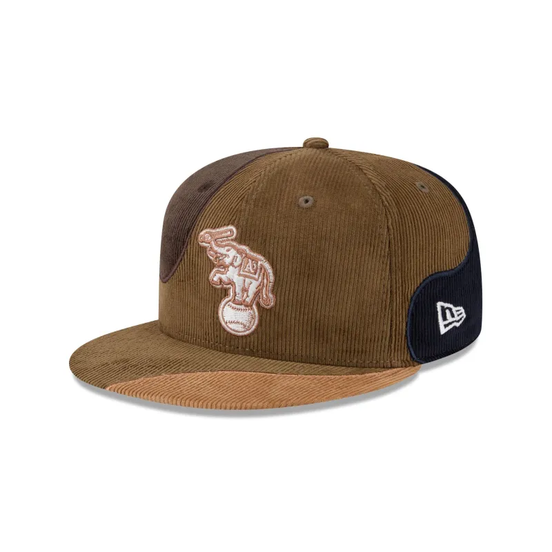 Just Caps Patch Corduroy Athletics 59FIFTY Fitted Hat made by New Era