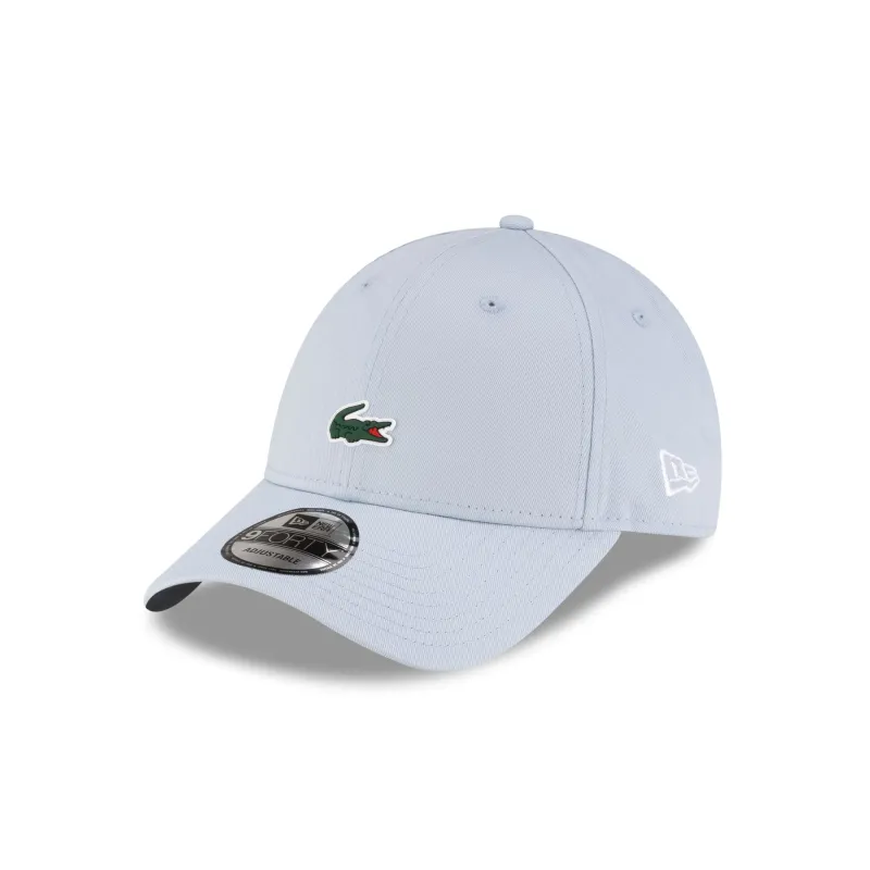 New Era Cap x Lacoste Light Blue 9FORTY Adjustable Hat made by New Era