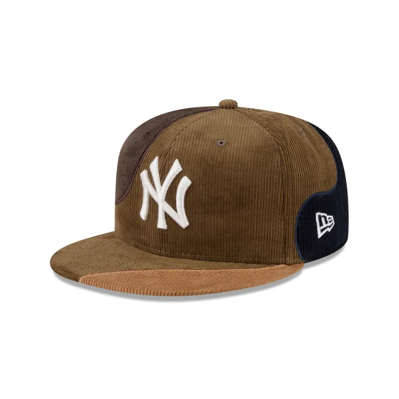Just Caps Patch Corduroy New York Yankees 59FIFTY Fitted Hat made by New Era