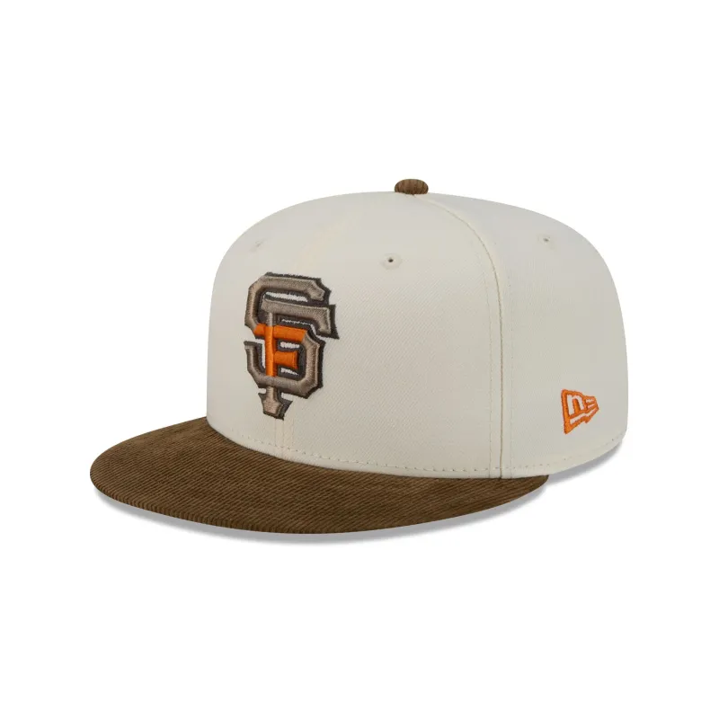 Just Caps Corduroy Chrome San Francisco Giants 59FIFTY Fitted Hat made by New Era