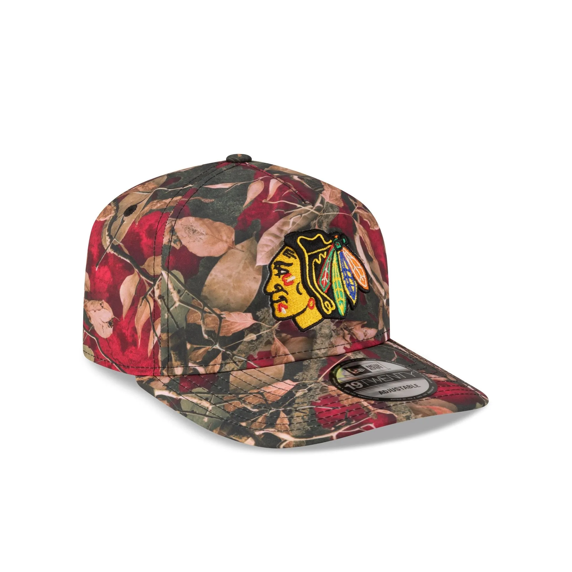 Chicago Blackhawks Leaves 19TWENTY Adjustable Hat sold by New Era product image thumbnail 3