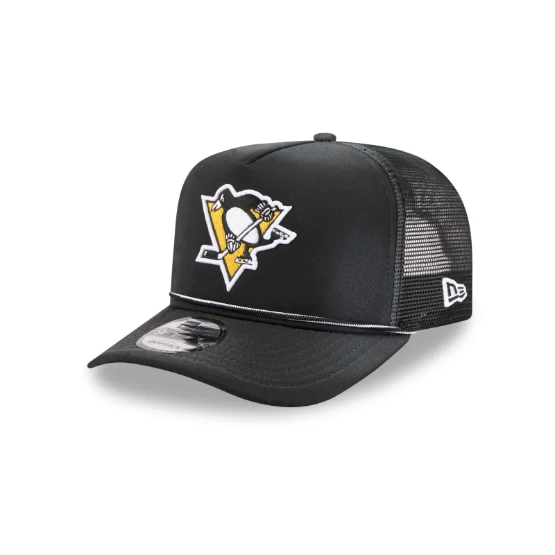 Pittsburgh Penguins Worn 9FIFTY A-Frame Trucker Hat made by New Era