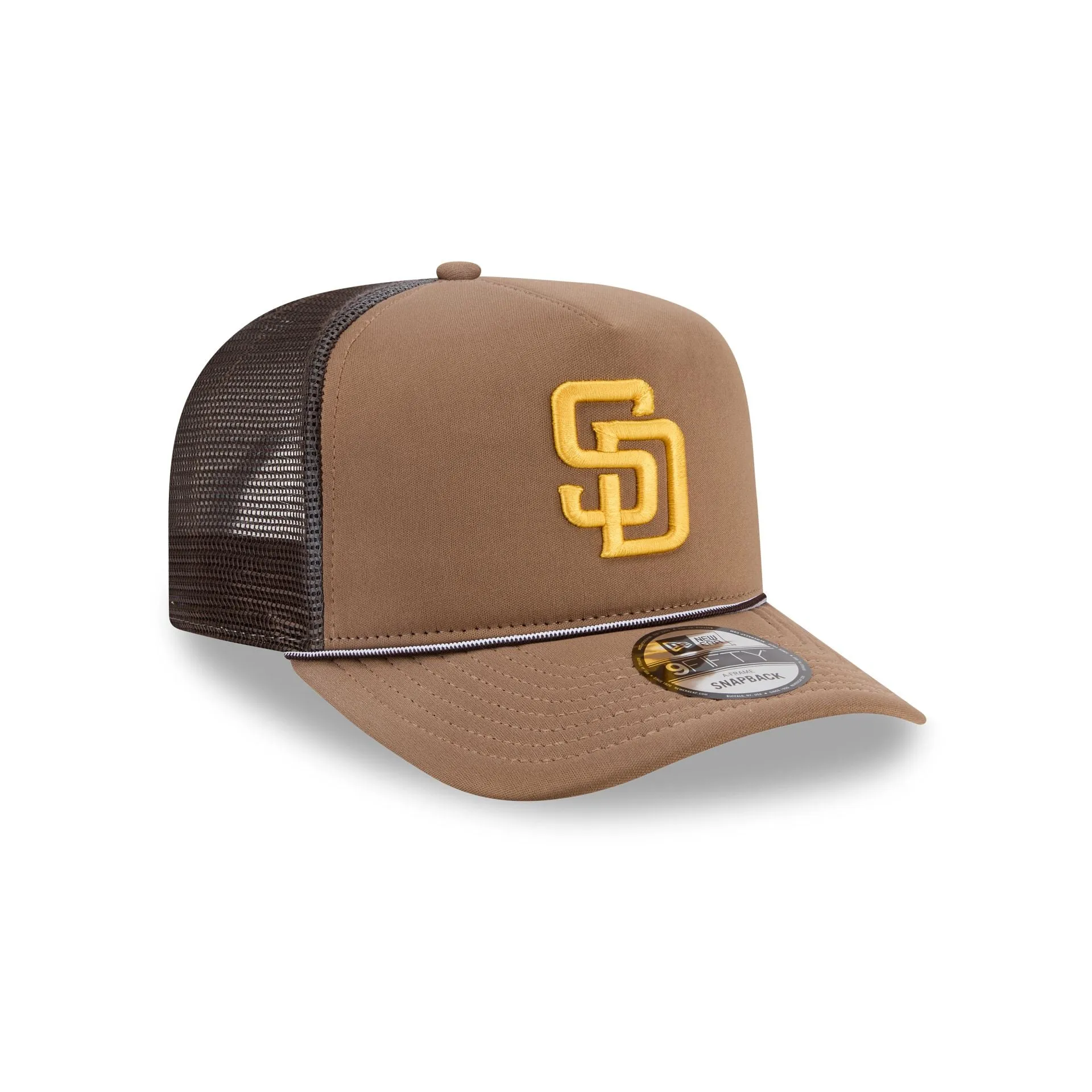 San Diego Padres Worn 9FIFTY A-Frame Trucker Hat sold by New Era product image thumbnail 3