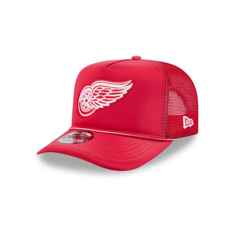 Detroit Red Wings Worn 9FIFTY A-Frame Trucker Hat made by New Era