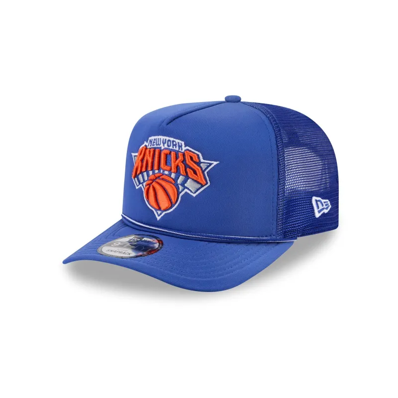 New York Knicks Worn 9FIFTY A-Frame Trucker Hat made by New Era
