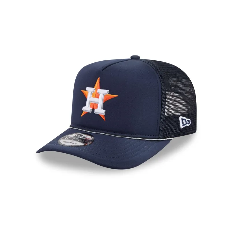 Houston Astros Worn 9FIFTY A-Frame Trucker Hat made by New Era