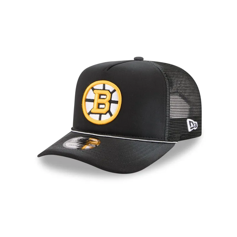 Boston Bruins Worn 9FIFTY A-Frame Trucker Hat sold by New Era