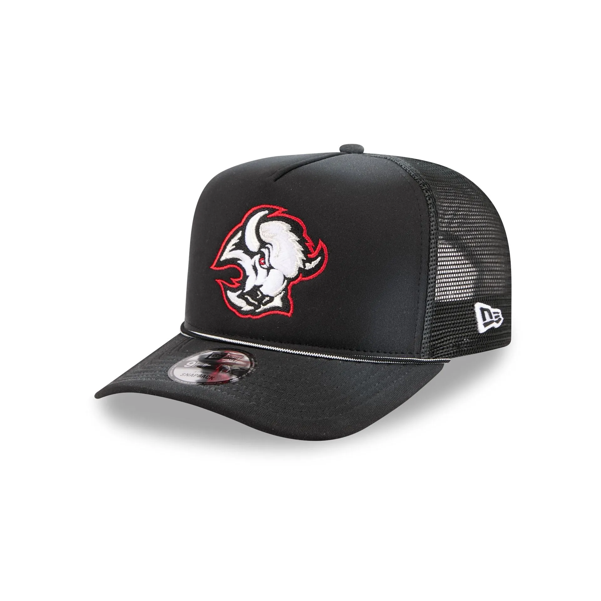 Buffalo Sabres Worn 9FIFTY A-Frame Trucker Hat sold by New Era