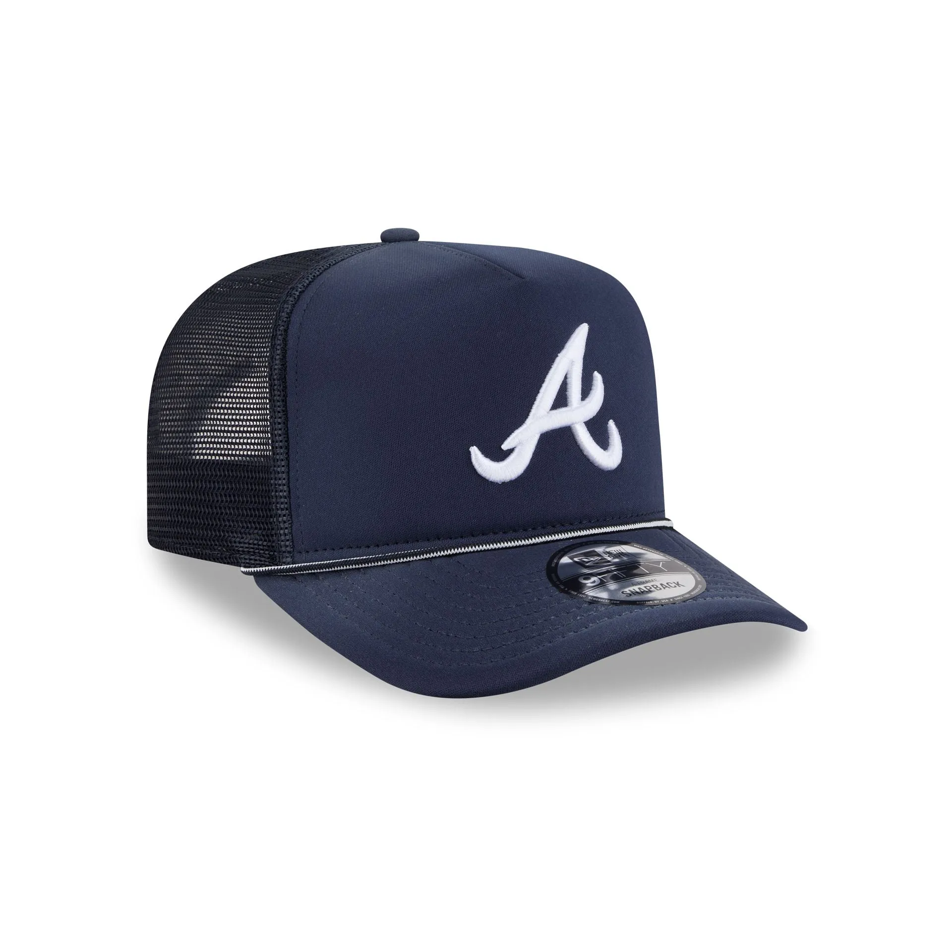 Atlanta Braves Worn 9FIFTY A-Frame Trucker Hat sold by New Era product image thumbnail 3