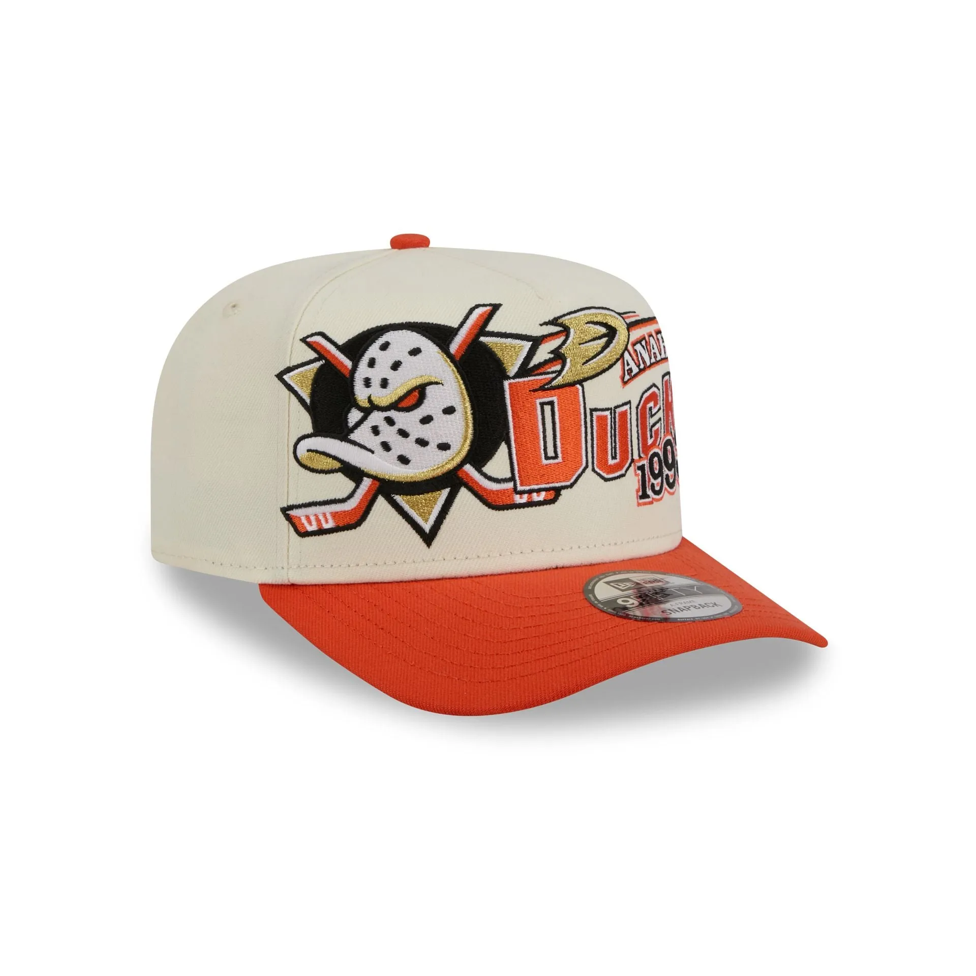 Anaheim Ducks Chrome White Classic 9FIFTY A-Frame Snapback Hat sold by New Era product image thumbnail 3