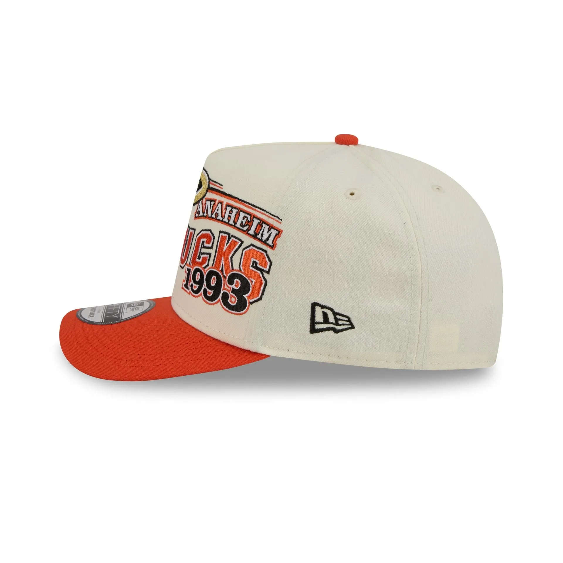 Anaheim Ducks Chrome White Classic 9FIFTY A-Frame Snapback Hat sold by New Era product image thumbnail 4