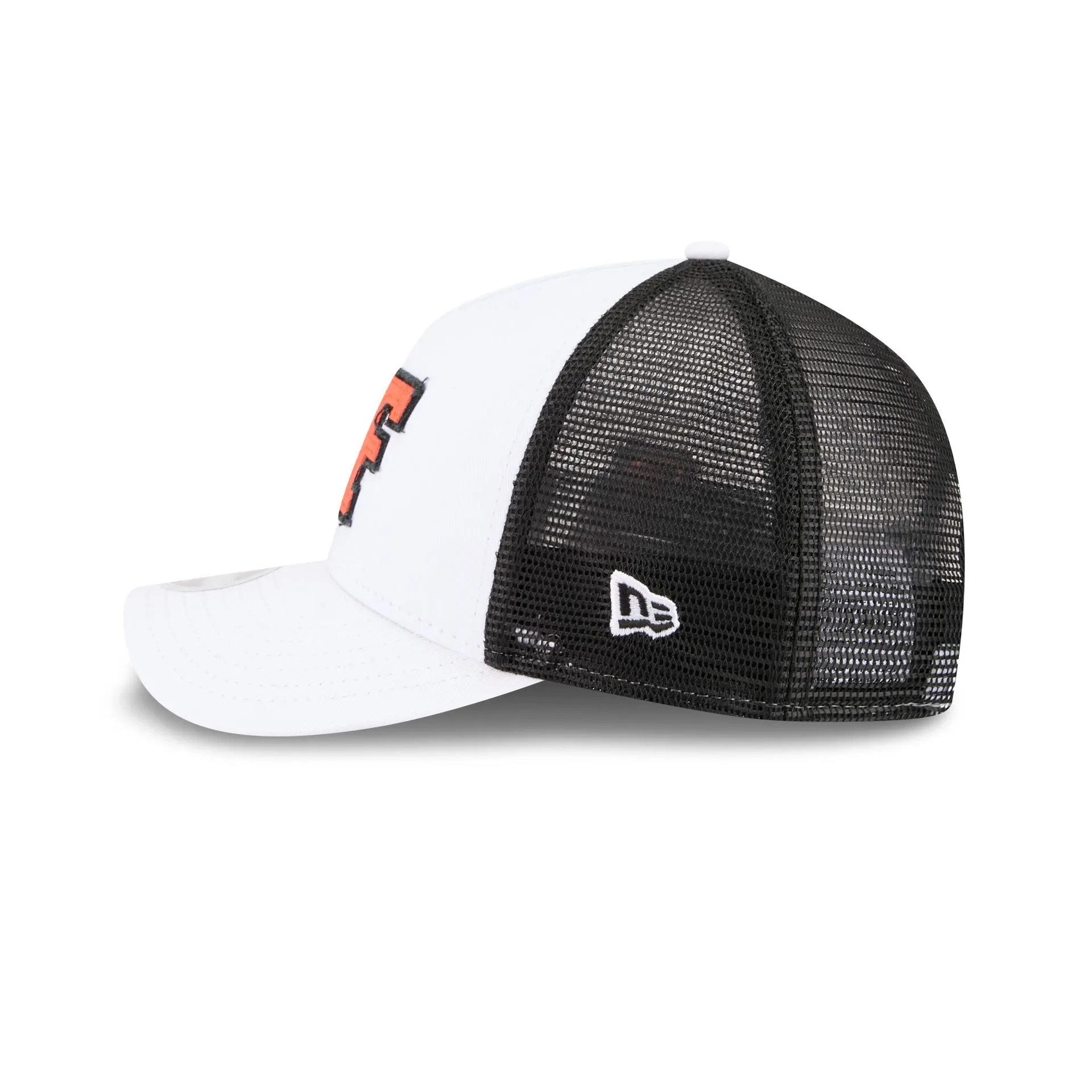San Francisco Giants Optic White Felt Logo Women's 9FORTY M-Crown A-Frame Trucker Hat sold by New Era product image thumbnail 5