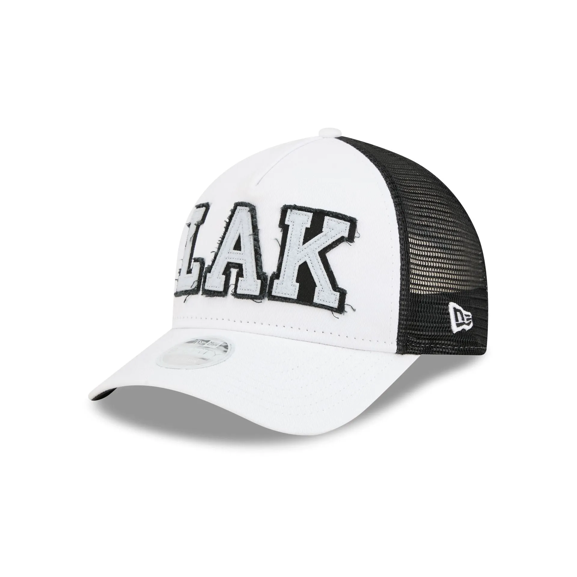 Los Angeles Kings Optic White Felt Logo Women's 9FORTY M-Crown A-Frame Trucker Hat sold by New Era product image thumbnail 3