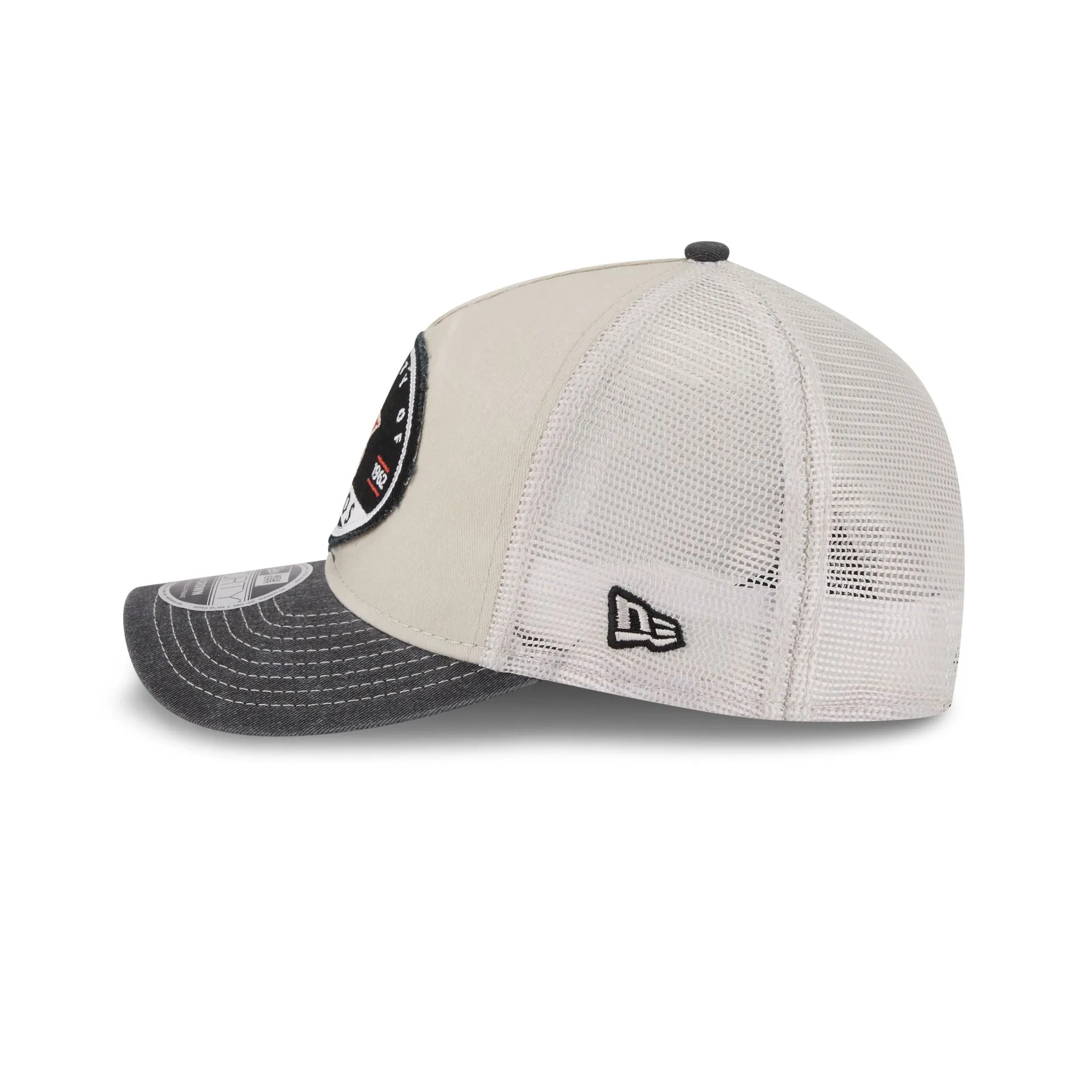 Houston Astros Frayed 9FORTY M-Crown A-Frame Trucker Hat sold by New Era product image thumbnail 4