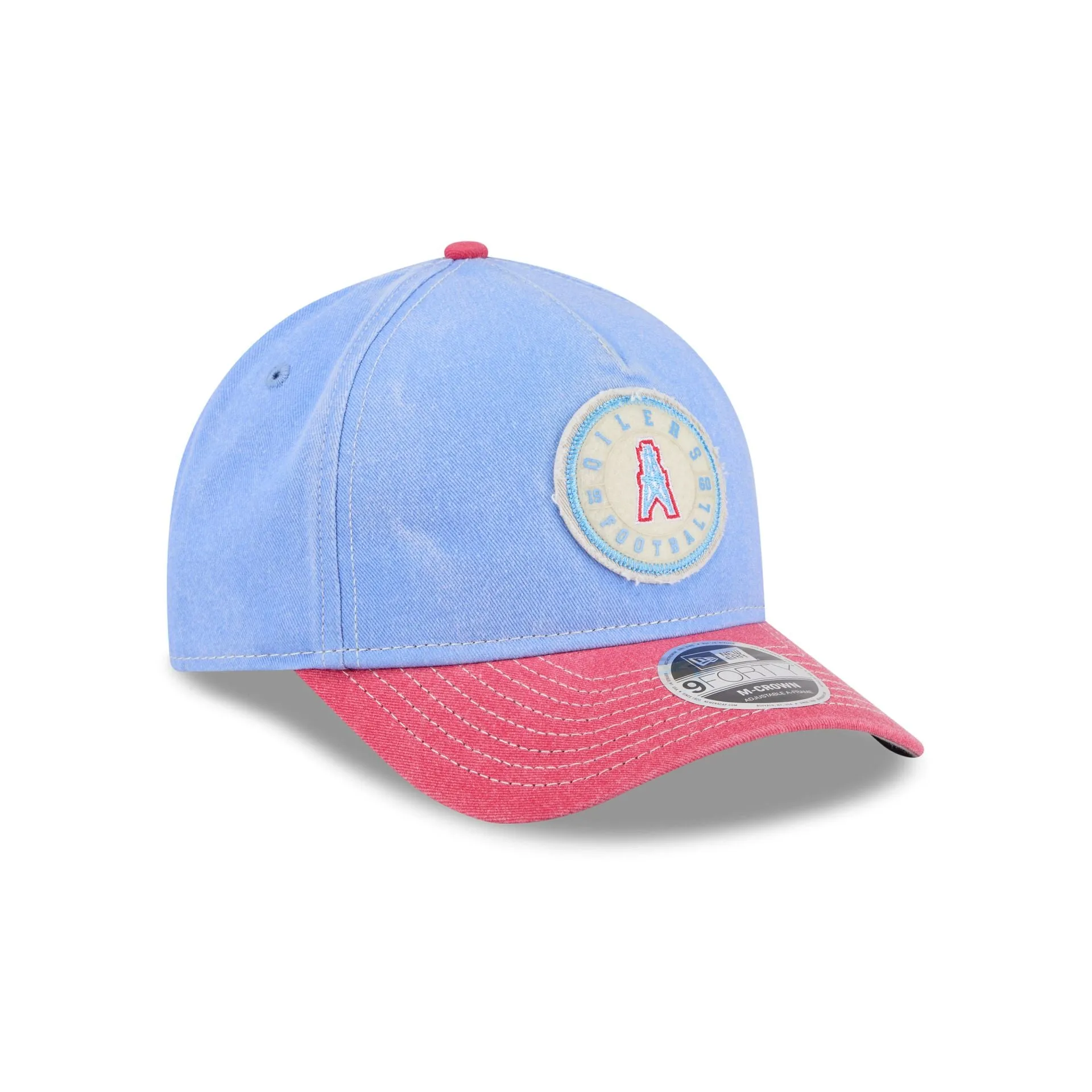 Oilers Felt 9FORTY M-Crown A-Frame Snapback Hat sold by New Era product image thumbnail 3