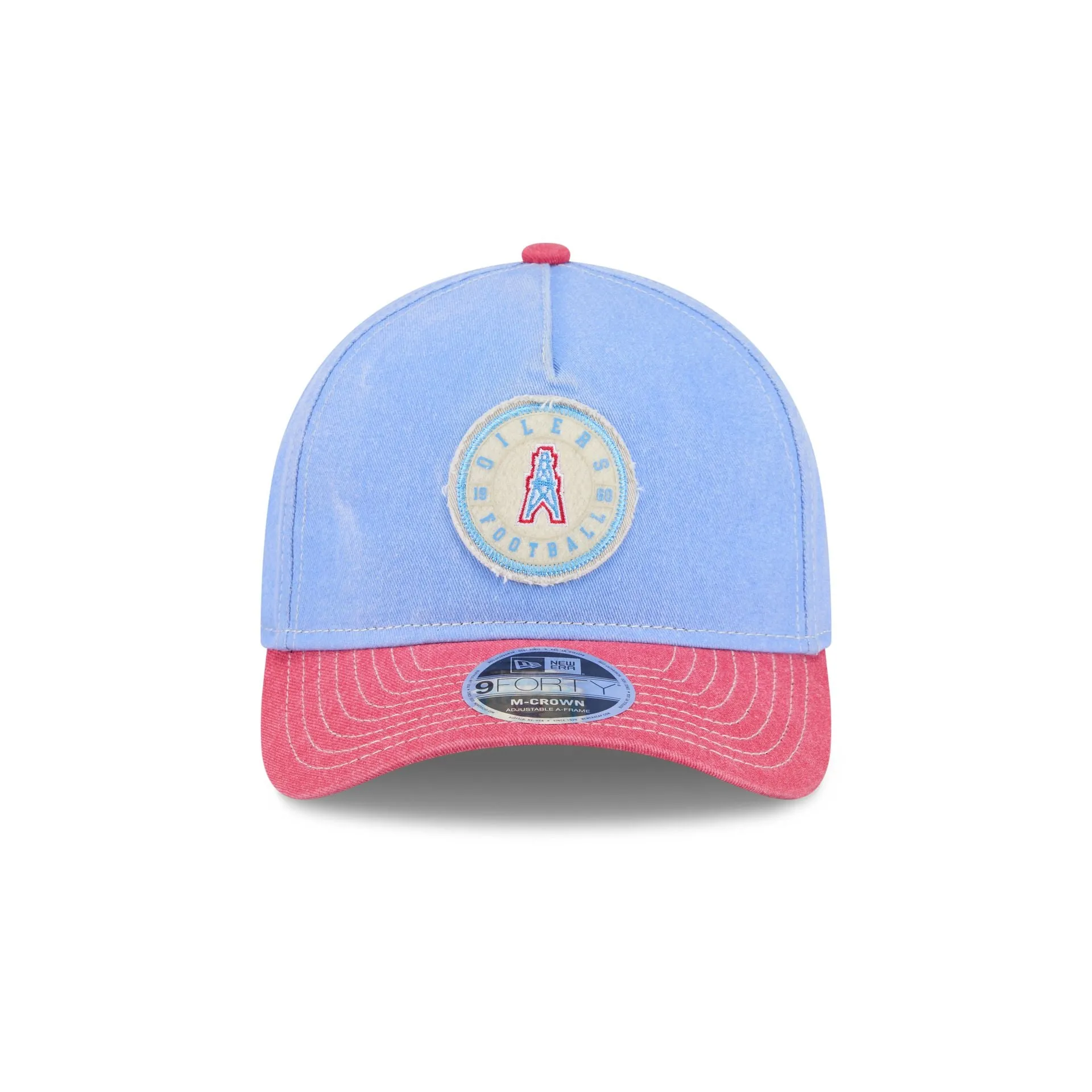 Oilers Felt 9FORTY M-Crown A-Frame Snapback Hat sold by New Era product image thumbnail 2