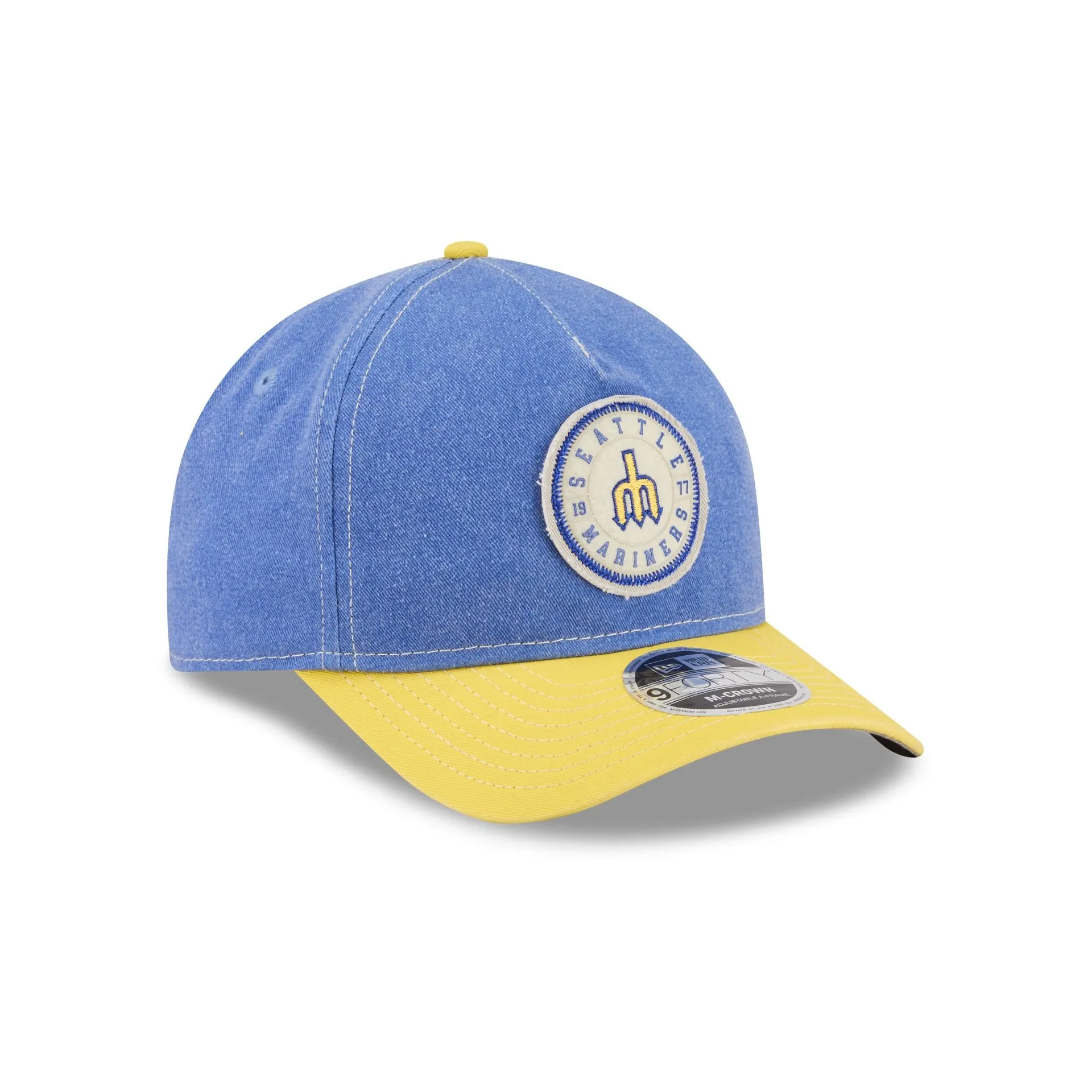Seattle Mariners Felt 9FORTY M-Crown A-Frame Snapback Hat sold by New Era product image thumbnail 3