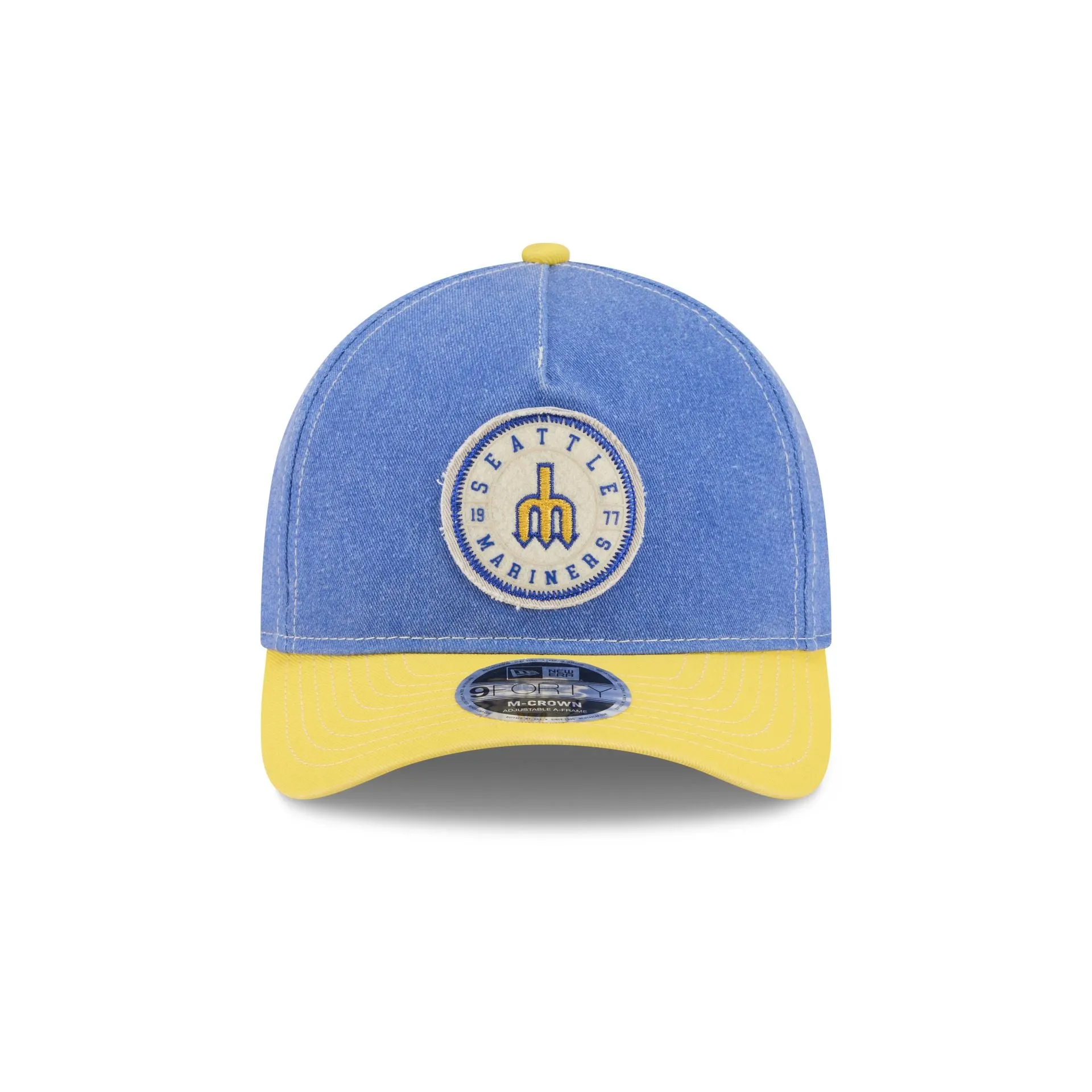 Seattle Mariners Felt 9FORTY M-Crown A-Frame Snapback Hat sold by New Era product image thumbnail 2