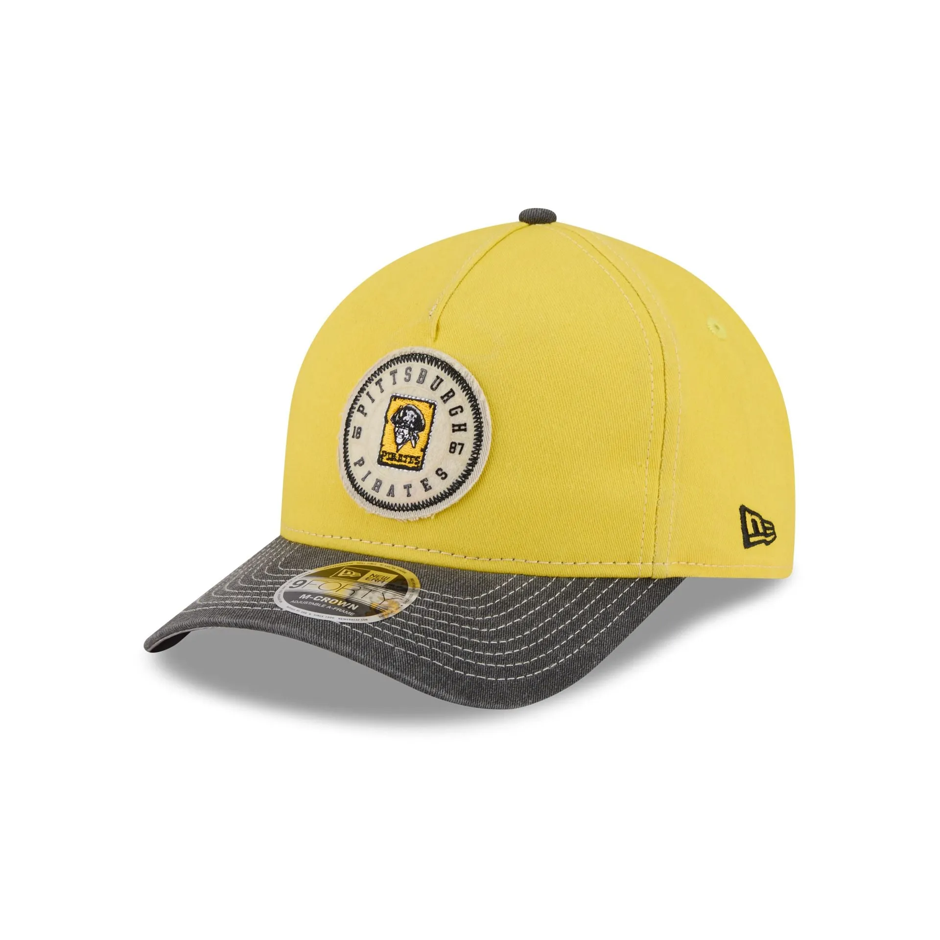 Pittsburgh Pirates Felt 9FORTY M-Crown A-Frame Snapback Hat sold by New Era