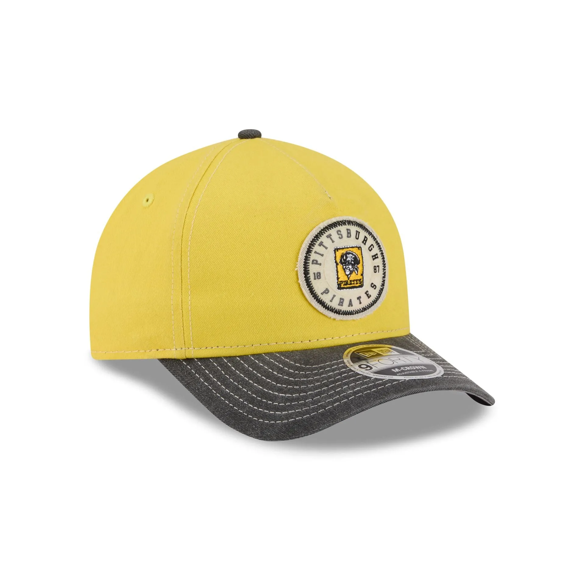 Pittsburgh Pirates Felt 9FORTY M-Crown A-Frame Snapback Hat sold by New Era product image thumbnail 3