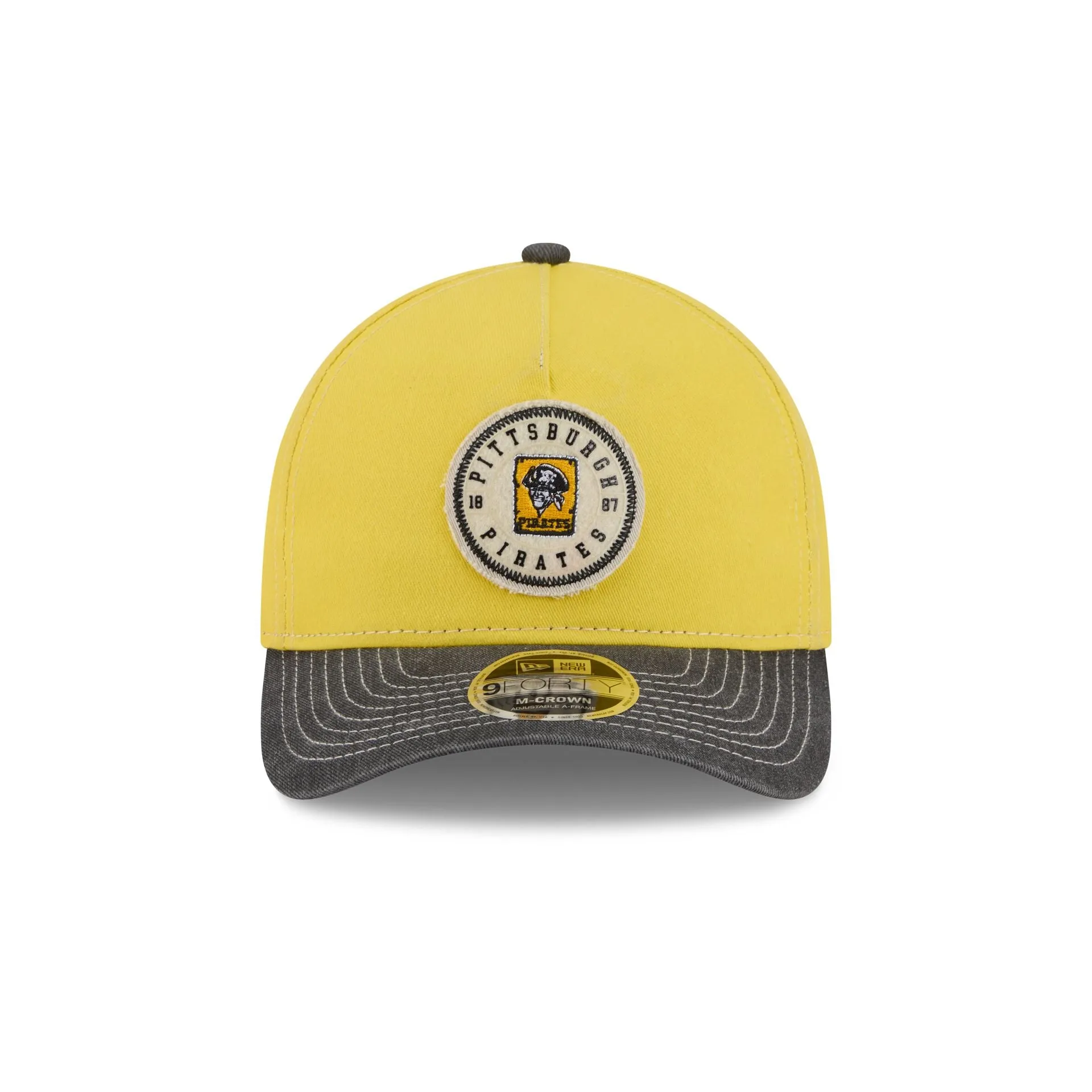 Pittsburgh Pirates Felt 9FORTY M-Crown A-Frame Snapback Hat sold by New Era product image thumbnail 2