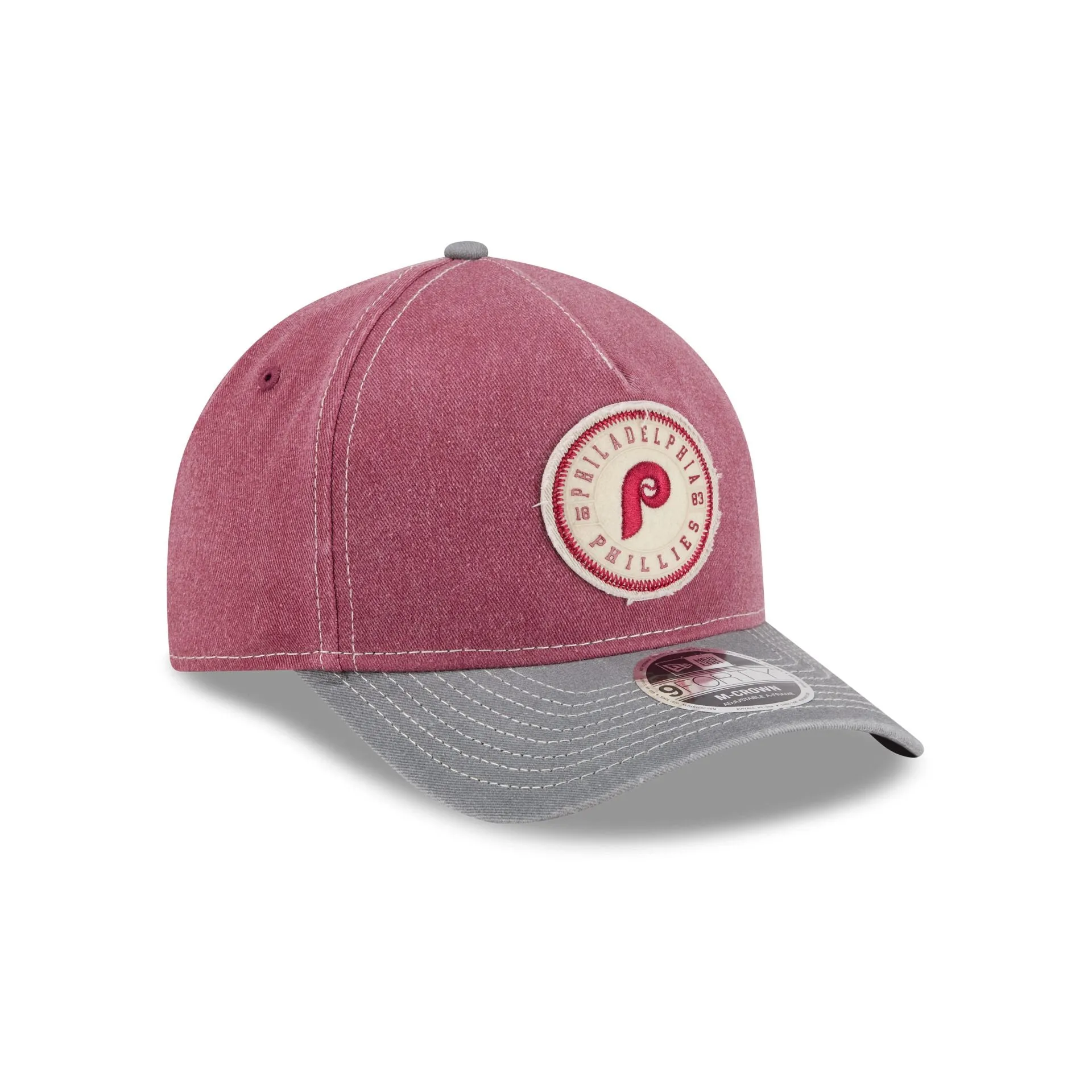 Philadelphia Phillies Felt 9FORTY M-Crown A-Frame Snapback Hat sold by New Era product image thumbnail 3
