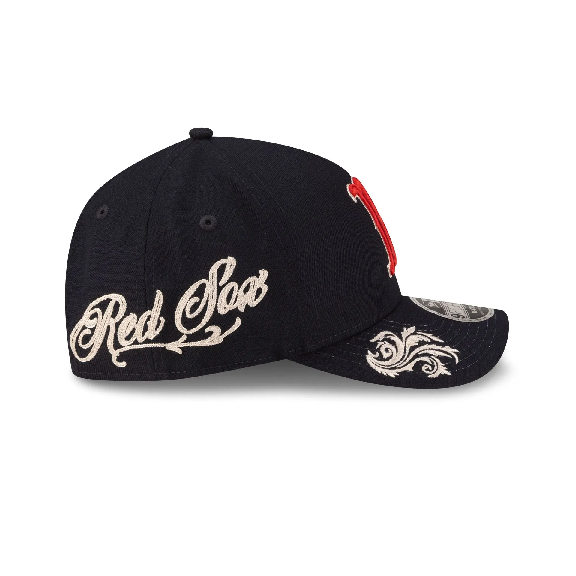 Boston Red Sox Script 9FORTY M-Crown A-Frame Snapback Hat sold by New Era product image thumbnail 4