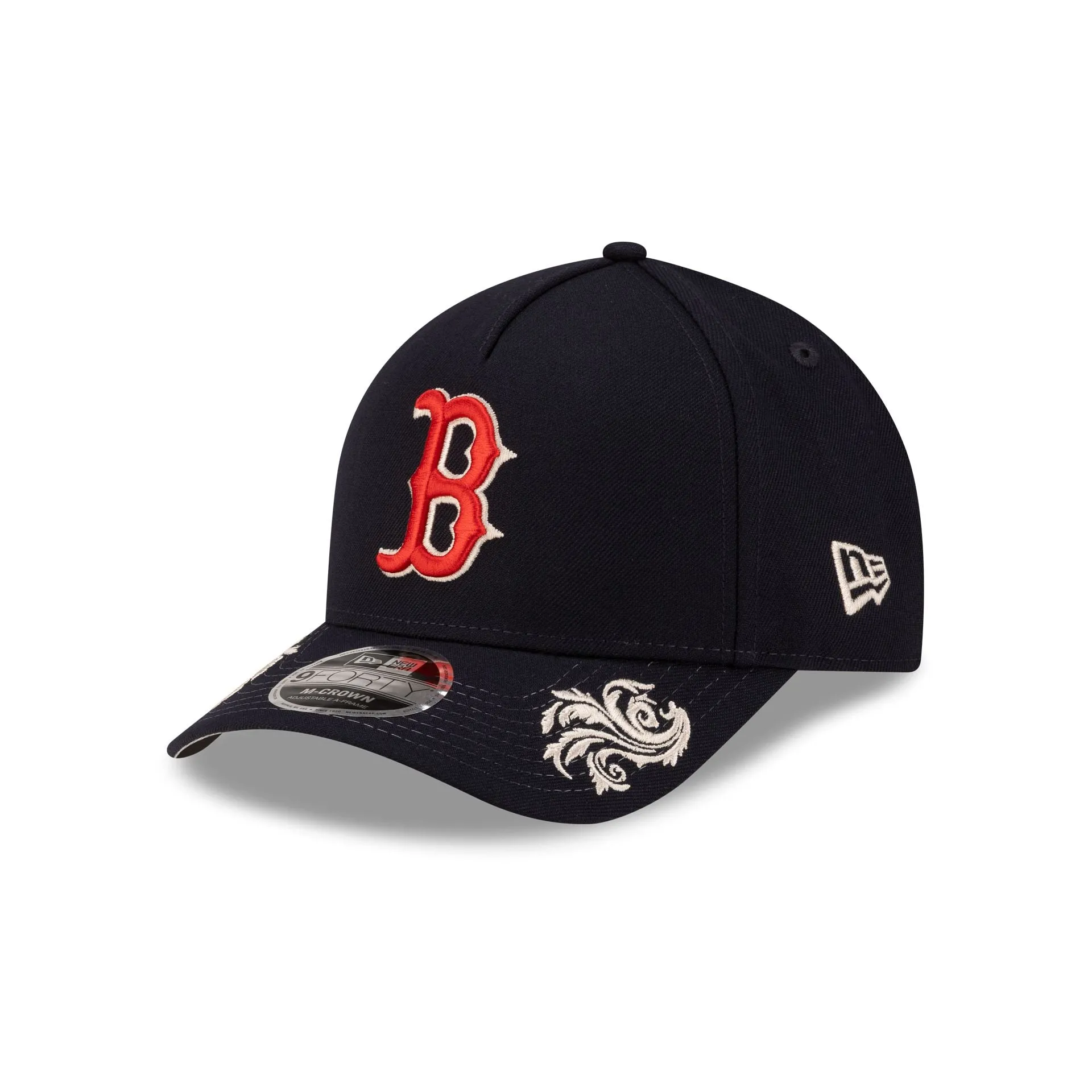 Boston Red Sox Script 9FORTY M-Crown A-Frame Snapback Hat sold by New Era product image thumbnail 3