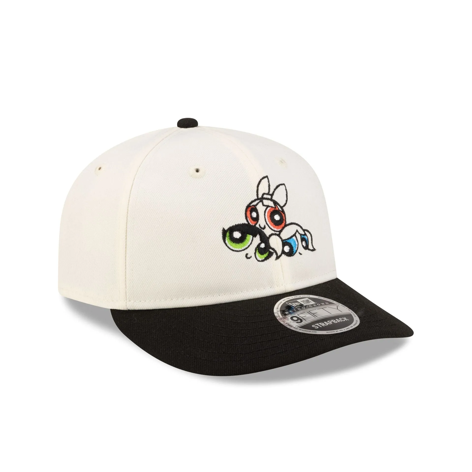 The Powerpuff Girls Cream Black Retro Crown 9FIFTY Strapback Hat sold by New Era product image thumbnail 3