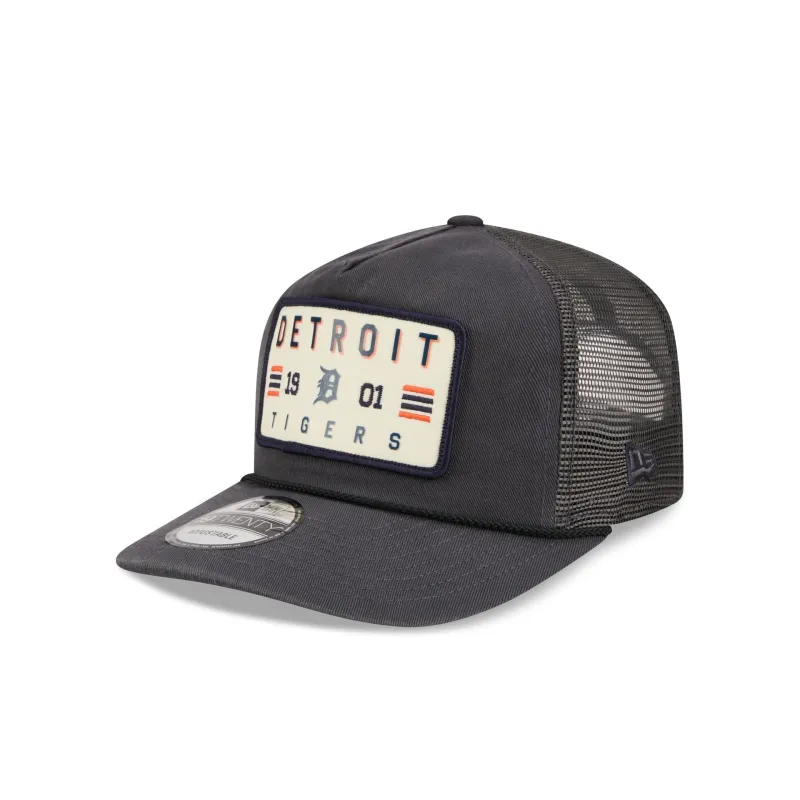Detroit Tigers Washed Graphite 19TWENTY Trucker Hat made by New Era