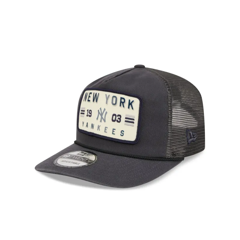 New York Yankees Washed Graphite 19TWENTY Trucker Hat made by New Era