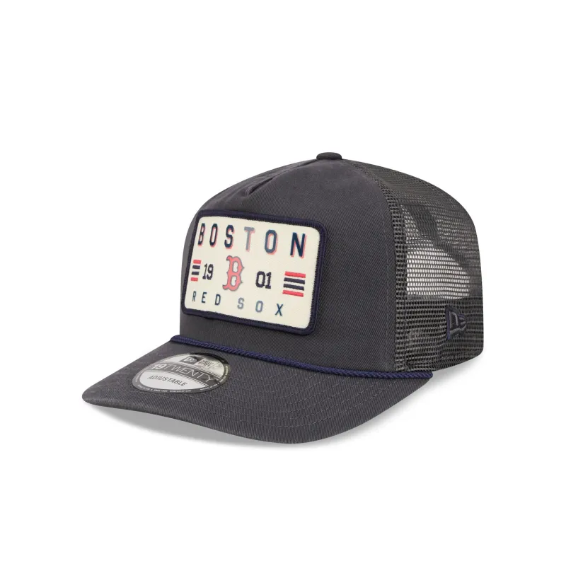 Boston Red Sox Washed Graphite 19TWENTY Trucker Hat made by New Era