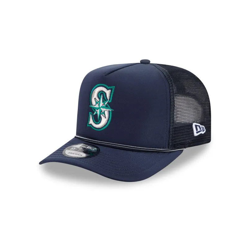 Seattle Mariners Worn 9FIFTY A-Frame Trucker Hat made by New Era