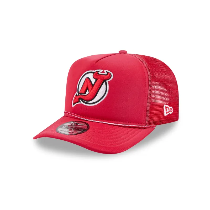 New Jersey Devils Worn 9FIFTY A-Frame Trucker Hat made by New Era