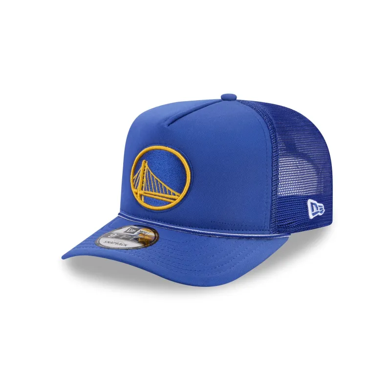 Golden State Warriors Worn 9FIFTY A-Frame Trucker Hat made by New Era