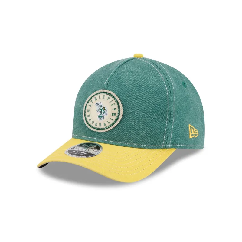 Athletics Felt 9FORTY M-Crown A-Frame Snapback Hat made by New Era