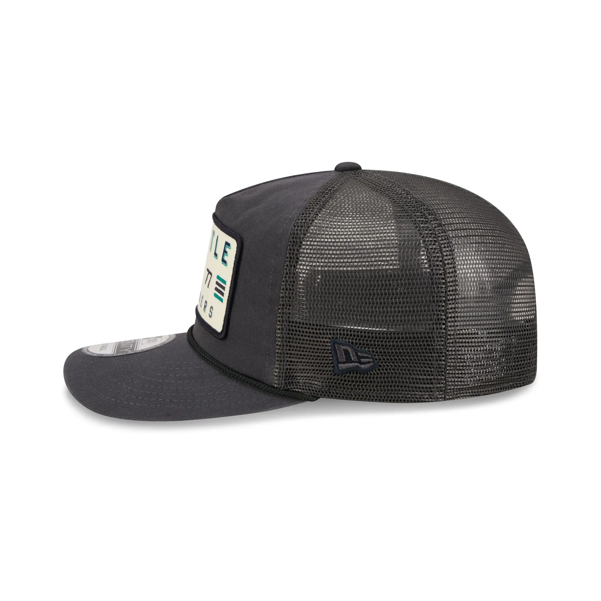 Seattle Mariners Washed Graphite 19TWENTY Trucker Hat sold by New Era product image thumbnail 4