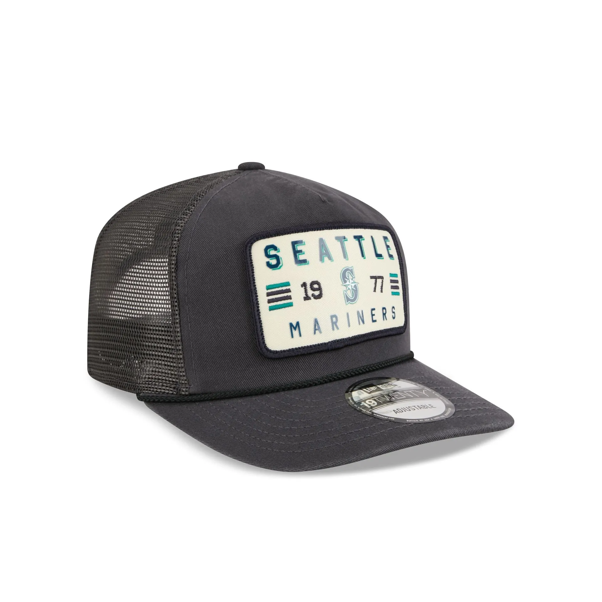 Seattle Mariners Washed Graphite 19TWENTY Trucker Hat sold by New Era product image thumbnail 3