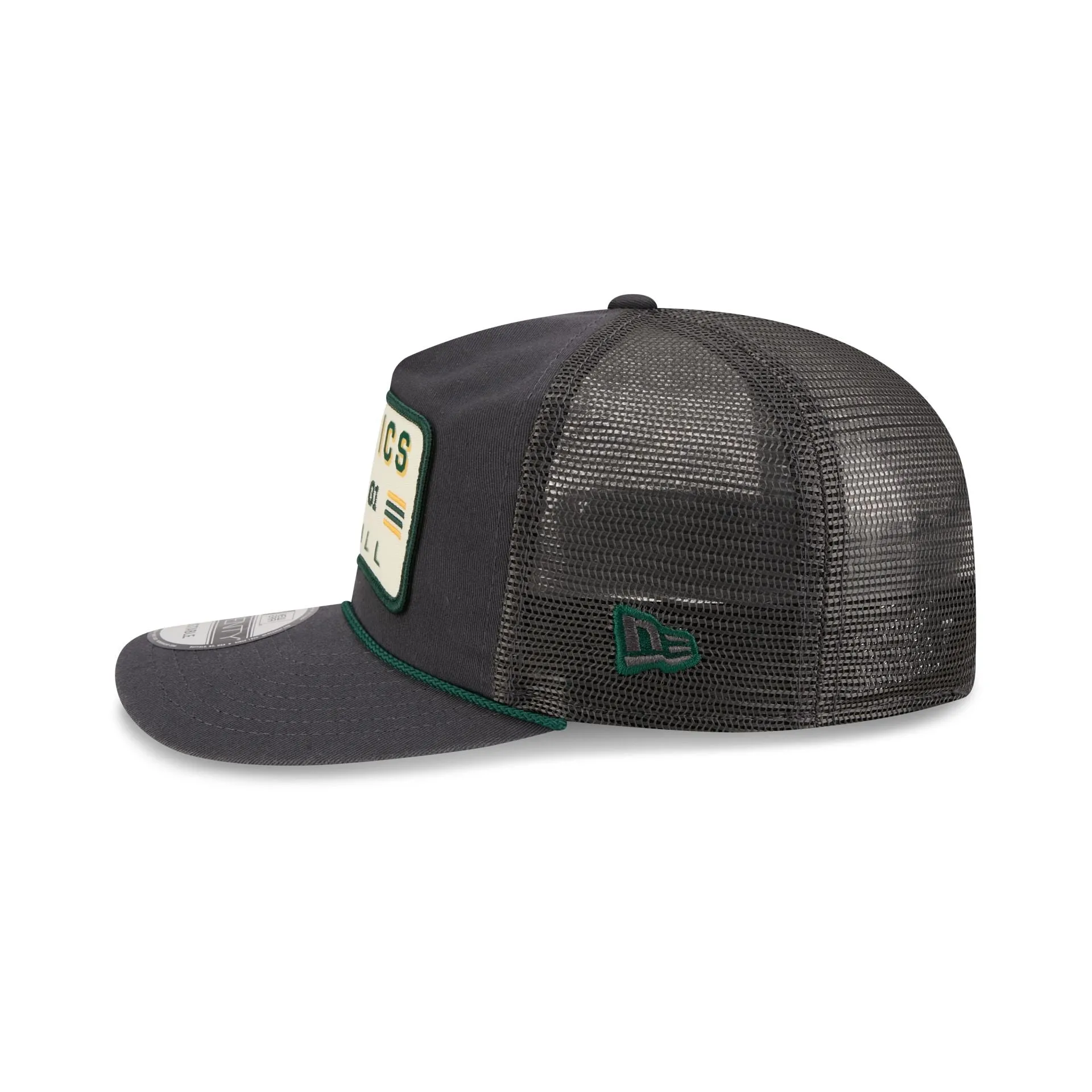 Athletics Washed Graphite 19TWENTY Trucker Hat sold by New Era product image thumbnail 4