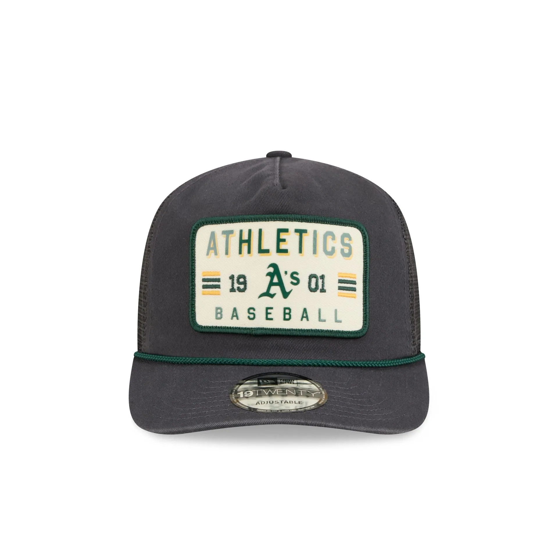 Athletics Washed Graphite 19TWENTY Trucker Hat sold by New Era product image thumbnail 2