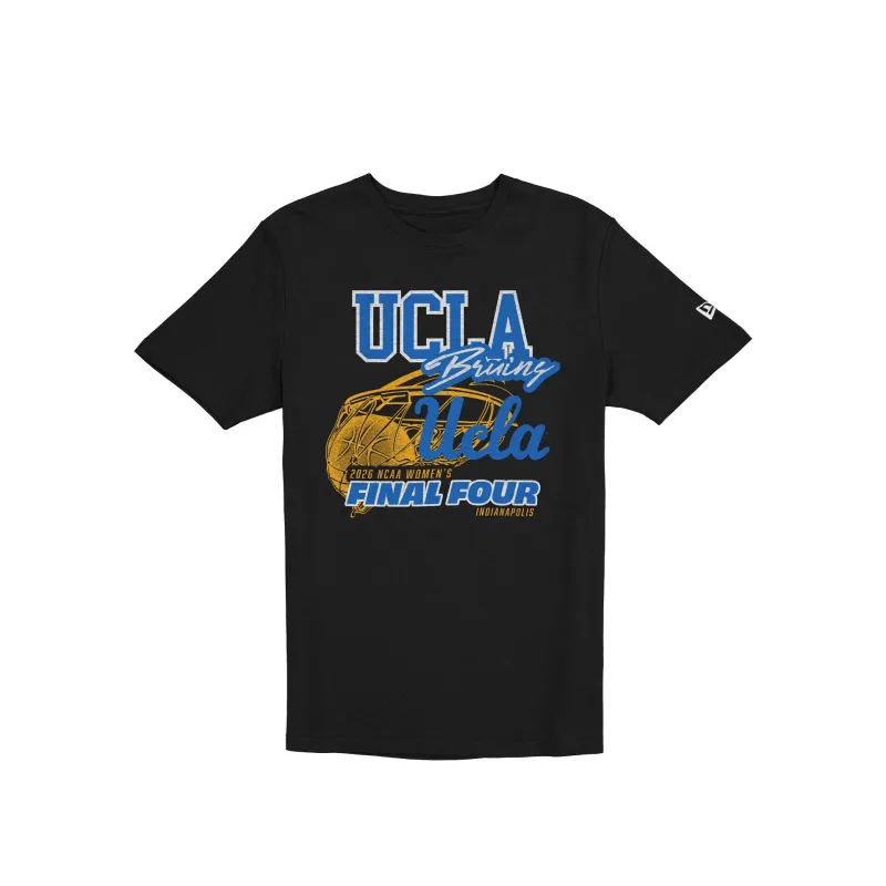 UCLA Bruins 2026 NCAA Women's Final Four Black T-Shirt made by New Era