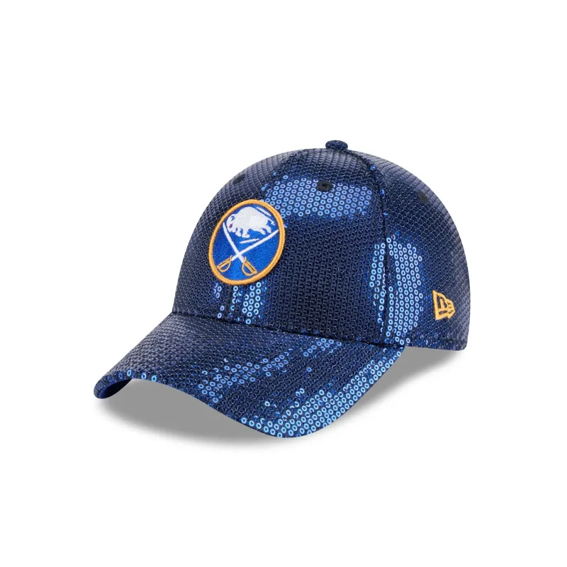 Buffalo Sabres Women's Sequin 9FORTY Adjustable Hat made by New Era