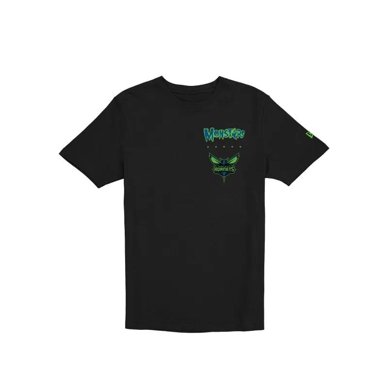 Space Jam x Charlotte Hornets Monstars Black T-Shirt made by New Era