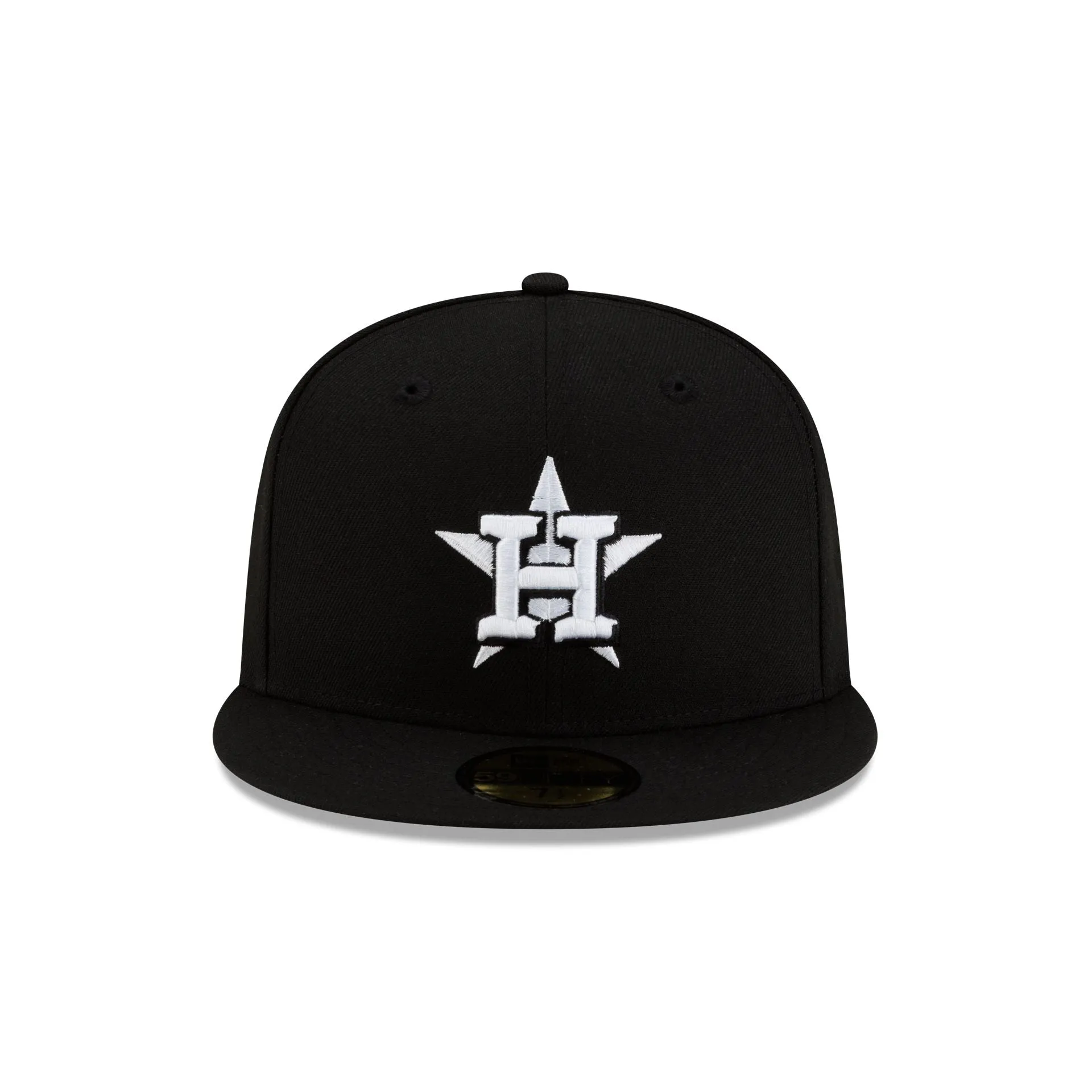 Houston Astros Basic Black & White 59FIFTY Fitted Hat sold by New Era product image thumbnail 2