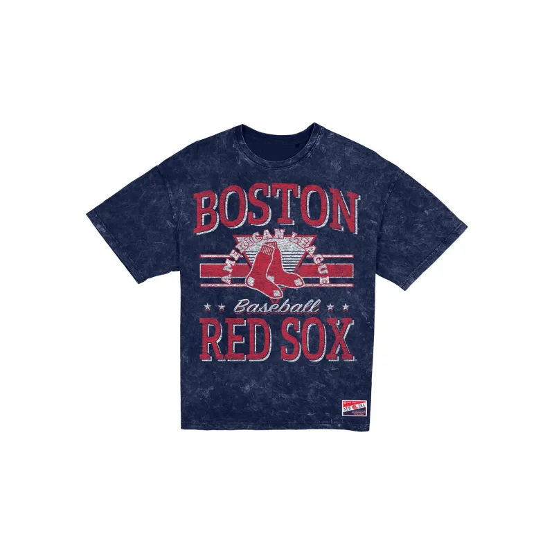 Boston Red Sox Throwback Vintage Wash Women's T-Shirt made by New Era