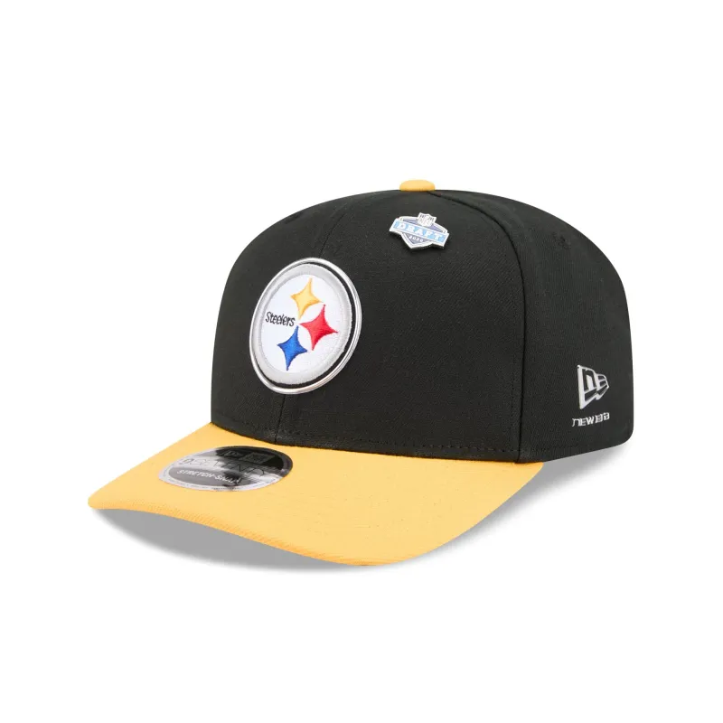Pittsburgh Steelers 2026 Draft 9SEVENTY Stretch-Snap Hat made by New Era