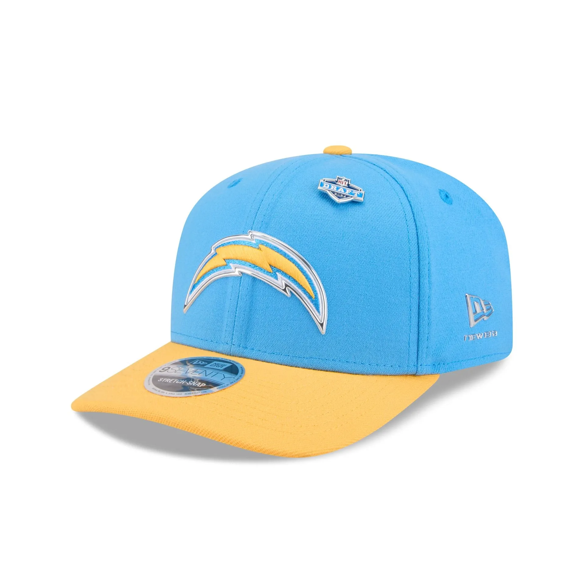 Los Angeles Chargers 2026 Draft 9SEVENTY Stretch-Snap Hat sold by New Era