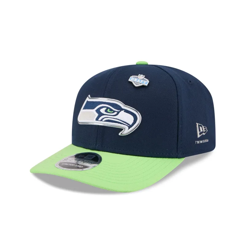 Seattle Seahawks 2026 Draft 9SEVENTY Stretch-Snap Hat made by New Era